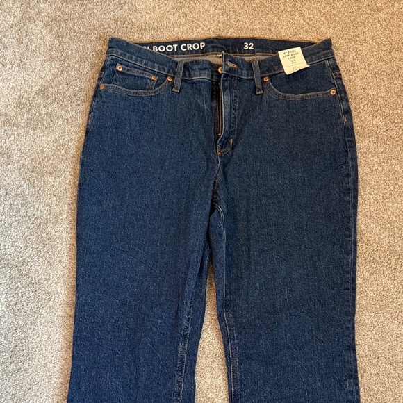 J. Crew 9" Billie Demi Boot Crop Jeans 32 - Picture 4 of 5